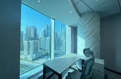 Office Space - Studio - 2 Bathrooms for rent in The Prime Tower - Business Bay - Dubai