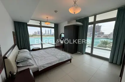 Room / Bedroom image for: Apartment - 2 Bedrooms - 3 Bathrooms for rent in Azure Residences - Palm Jumeirah - Dubai, Image 1