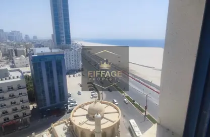Apartment - 1 Bedroom - 2 Bathrooms for rent in Ajman Corniche Residences - Ajman Corniche Road - Ajman