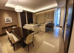 صورةغرفة المعيشة / غرفة الطعام لـ: شقة - 5 غرف نوم - 7 حمامات للكراء في 1 فندق العنوان-سكاي فيو - أبراج العنوان سكاي فيو - دبي وسط المدينة - دبي, صورة 1