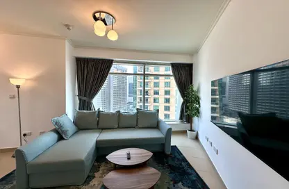 شقة - غرفة نوم - 2 حمامات للايجار في برج فيوز - دبي وسط المدينة - دبي