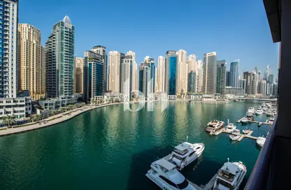 شقة - 3 غرف نوم - 4 حمامات للايجار في برج أري مارينا فيو - دبي مارينا - دبي