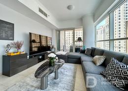 Living Room image for: Apartment - 2 bedrooms - 2 bathrooms for sale in Al Sahab 2 - Al Sahab - Dubai Marina - Dubai, Image 1