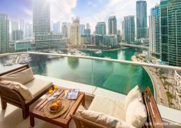 Apartment - 2 bedrooms - 2 bathrooms for rent in Beauport Tower - Marina Promenade - Dubai Marina - Dubai
