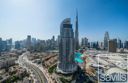 Apartment - 3 Bedrooms - 4 Bathrooms for rent in Boulevard Point - Downtown Dubai - Dubai