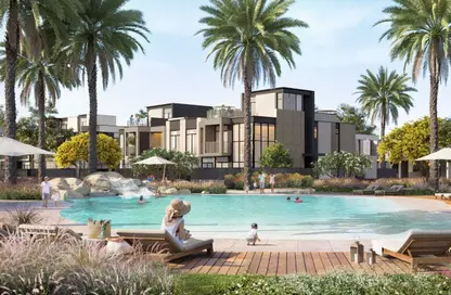 صورة لـ حوض سباحة تاون هاوس - 3 غرف نوم - 3 حمامات للبيع في مدن الرينم ٣ - مودون - دبي ، صورة رقم 1