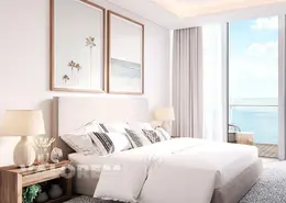 Room / Bedroom image for: Apartment - 1 Bedroom - 2 Bathrooms for sale in Yas Beach Residences - Yas Bay - Yas Island - Abu Dhabi, Image 1