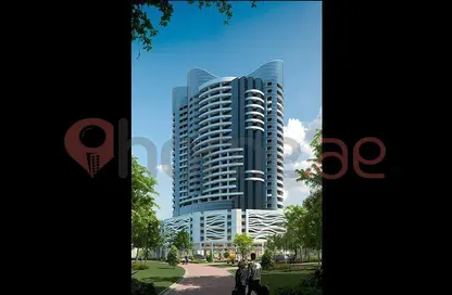 Outdoor Building image for: Apartment - 1 Bedroom - 1 Bathroom for sale in Blue Waves Tower - Dubai Residence Complex - Dubai, Image 1