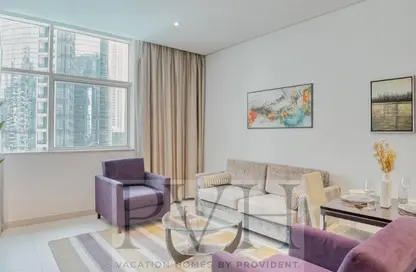 Apartment - 1 Bedroom - 2 Bathrooms for rent in Damac Maison Cour Jardin (The Cosmopolitan) - Business Bay - Dubai