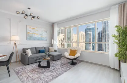 Apartment - 1 Bedroom - 2 Bathrooms for rent in Marina Quays West - Marina Quays - Dubai Marina - Dubai