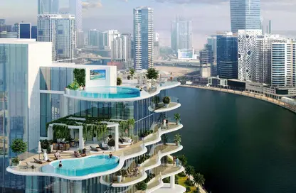 Water View image for: Apartment - 1 Bedroom - 2 Bathrooms for sale in Chic Tower - Business Bay - Dubai, Image 1