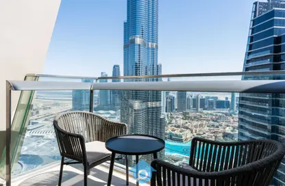 Apartment - 3 Bedrooms - 3 Bathrooms for rent in Burj Vista 1 - Burj Vista - Downtown Dubai - Dubai