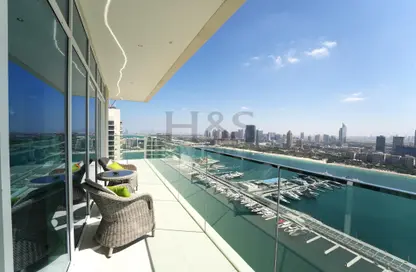 Balcony image for: Apartment - 3 Bedrooms - 4 Bathrooms for sale in Sunrise Bay - EMAAR Beachfront - Dubai Harbour - Dubai, Image 1