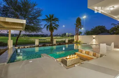 Pool image for: Villa - 5 Bedrooms - 6 Bathrooms for sale in The Field - DAMAC Hills - Dubai, Image 1