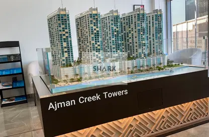 Apartment - 1 Bedroom - 2 Bathrooms for sale in Ajman Creek Towers - Al Rashidiya 1 - Al Rashidiya - Ajman