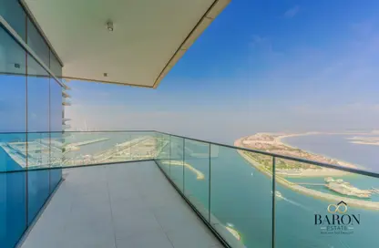 Apartment - 3 Bedrooms - 3 Bathrooms for rent in Beach Isle - EMAAR Beachfront - Dubai Harbour - Dubai