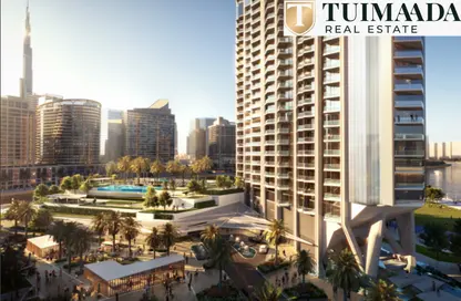 شقة - غرفة نوم - 1 حمام للبيع في بنينسولا ثري - بنينسولا - الخليج التجاري - دبي