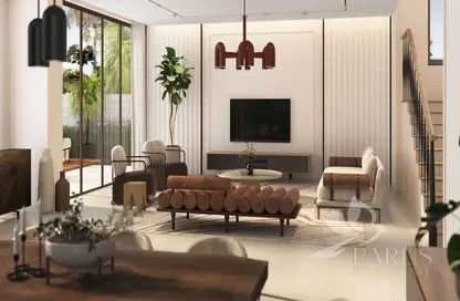 Living Room image for: Townhouse - 4 Bedrooms - 3 Bathrooms for sale in Marbella - Damac Lagoons - Dubai, Image 1