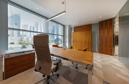 مكتب - استوديو - 2 حمامات للايجار في برج ضمان - مركز دبي المالي العالمي - دبي