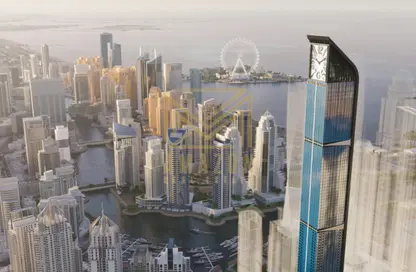 Penthouse - 4 Bedrooms - 5 Bathrooms for sale in Aeternitas Tower - Dubai Marina - Dubai