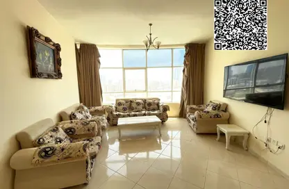 Apartment - 1 Bedroom - 2 Bathrooms for rent in Orient Tower 1 - Orient Towers - Al Bustan - Ajman