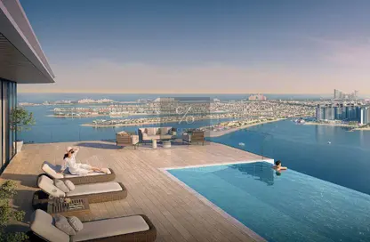 شقة - غرفة نوم - 1 حمام للبيع في برج Seapoint 2 - سي بوينت - إعمار بيتشفرونت - دبي هاربور - دبي