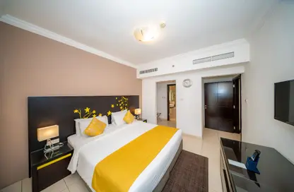 النزل و الشقق الفندقية - غرفة نوم - 2 حمامات للايجار في البرشاء 1 - البرشاء - دبي