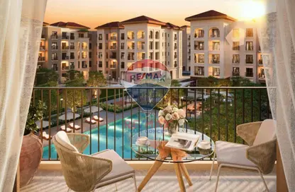 Apartment - Studio - 1 Bathroom for sale in Bloom Living - Zayed City (Khalifa City C) - Khalifa City - Abu Dhabi