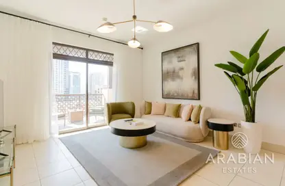 Living Room image for: Apartment - 2 Bedrooms - 3 Bathrooms for sale in Reehan 7 - Reehan - Old Town - Dubai, Image 1