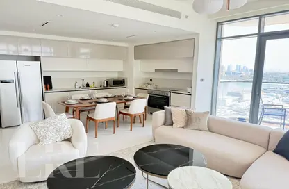 Apartment - 3 Bedrooms - 3 Bathrooms for rent in Marina Vista - EMAAR Beachfront - Dubai Harbour - Dubai