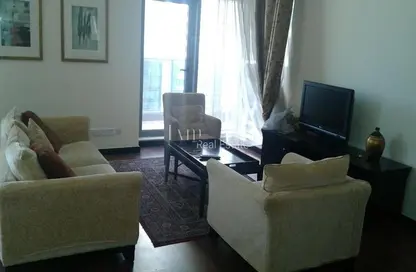 شقة - غرفة نوم - 2 حمامات للايجار في جرين ليك برج 3 - ابراج جرين ليك - أبراج بحيرة الجميرا - دبي
