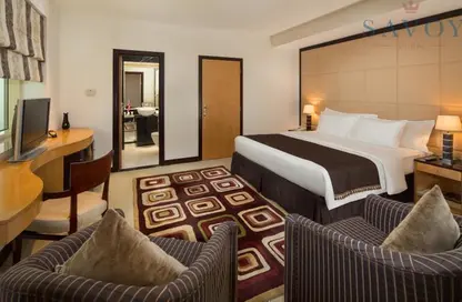 Room / Bedroom image for: Hotel  and  Hotel Apartment - 1 Bathroom for rent in Mankhool - Bur Dubai - Dubai, Image 1