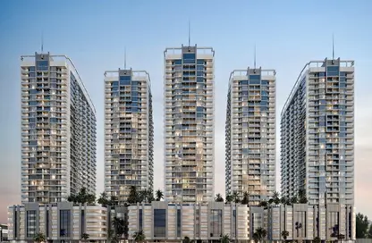 Apartment - 2 Bedrooms - 3 Bathrooms for sale in Ajman Creek Towers - Al Rashidiya 1 - Al Rashidiya - Ajman