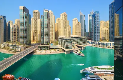 Apartment - Studio for rent in Silverene Tower B - Silverene - Dubai Marina - Dubai