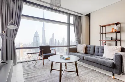 شقة - غرفة نوم - 2 حمامات للايجار في برج إندكس - مركز دبي المالي العالمي - دبي