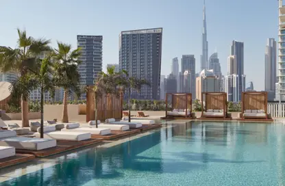 شقة - 1 حمام للايجار في رأسًا على عقب - الخليج التجاري - دبي