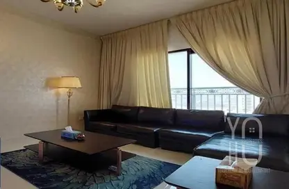 صورة لـ غرفة المعيشة شقة - 2 غرف نوم - 3 حمامات للايجار في ريسورتز بي دانوب - ارجان - دبي ، صورة رقم 1