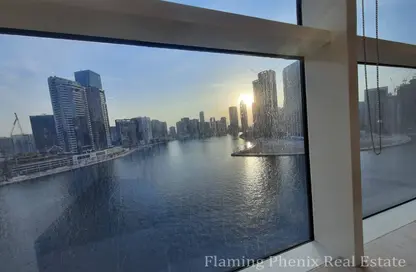 Office Space - Studio - 2 Bathrooms for rent in Lake Central - Business Bay - Dubai