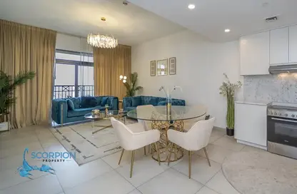 Living / Dining Room image for: Apartment - 1 Bedroom - 1 Bathroom for rent in Lamtara 3 - Madinat Jumeirah Living - Umm Suqeim - Dubai, Image 1