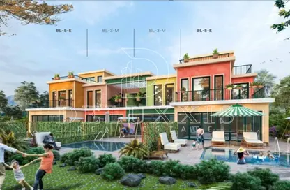 Townhouse - 4 Bedrooms - 4 Bathrooms for sale in Portofino - Damac Lagoons - Dubai