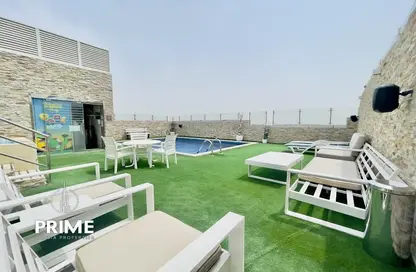 Terrace image for: Apartment - 1 Bedroom - 1 Bathroom for rent in Delma Street - Al Mushrif - Abu Dhabi, Image 1
