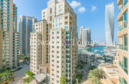 Apartment - 4 Bedrooms - 4 Bathrooms for rent in Al Mesk Tower - Emaar 6 Towers - Dubai Marina - Dubai