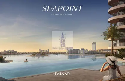 Apartment - 2 Bedrooms - 2 Bathrooms for sale in Seapoint - EMAAR Beachfront - Dubai Harbour - Dubai