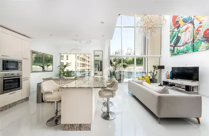 Apartment - 3 Bedrooms - 4 Bathrooms for rent in Emerald Residence - Dubai Marina - Dubai