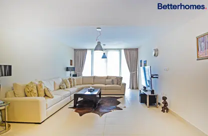 Living Room image for: Apartment - 3 Bedrooms - 3 Bathrooms for sale in Building A - Al Zeina - Al Raha Beach - Abu Dhabi, Image 1