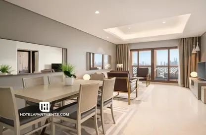 Apartment - 3 Bedrooms - 4 Bathrooms for rent in Wyndham residences - The Palm - Palm Jumeirah - Dubai