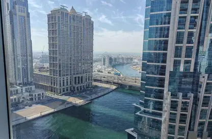 Business Centre - Studio - 4 Bathrooms for rent in The Court Tower - Business Bay - Dubai