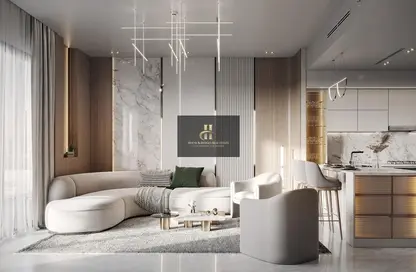 Living Room image for: Apartment - 1 Bedroom - 2 Bathrooms for sale in Binghatti Gardenia - Jumeirah Village Circle - Dubai, Image 1