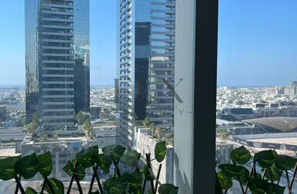 مكتب - استوديو - 1 حمام للايجار في القمة - الخليج التجاري - دبي