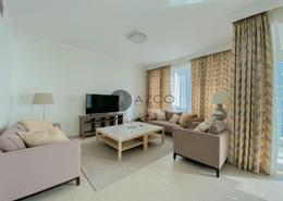 Living Room image for: Apartment - 2 bedrooms - 3 bathrooms for rent in Al Bateen Residences - The Walk - Jumeirah Beach Residence - Dubai, Image 1